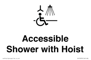 Accessible Shower with Hoist